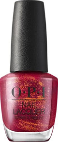 OPI Nail Lacquer - I’m Really an Actress Opaque Dark Red Pearl, Long-Lasting & Chip Resistant