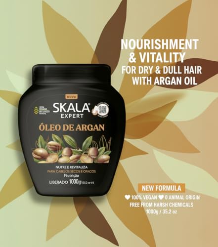 SKALA Moroccan Argan Oil 32oz - Nourishing Hair Treatment