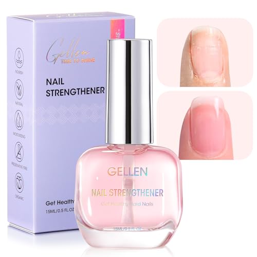 GELLEN 8-in-1 Nail Strengthener & Growth Serum for Damaged Nails