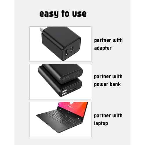 uijino Manspot Charger Cable Compatible with Manspot Trimmer HCW003A, 5V Charger for Manspot Trimmer Charger, 3.3ft Power Cord