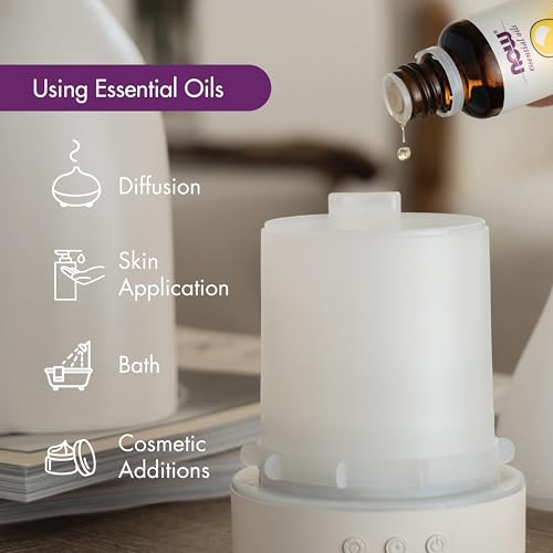NOW Essential Oils, Patchouli Oil, Earthy Aromatherapy Scent, Steam Distilled, 100% Pure, Vegan, Child Resistant Cap, 1-Ounce