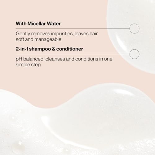Suave Micellar Infusion 2-in-1 Shampoo & Conditioner, 28 FL OZ