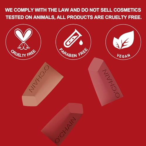 O'CHAIN Nude Matte Lipstick - Long Lasting, Vegan & Cruelty-Free