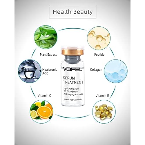 Hyaluronic Acid Serum for Microneedling Serum Ampoules for Face Serum 0.35 oz 4 Vials