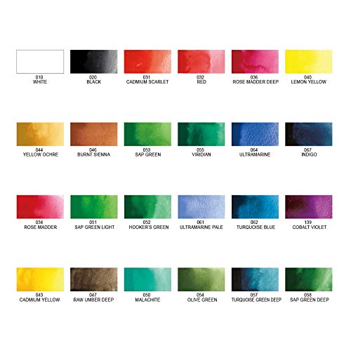 Kuretake Gansai Tambi 24 Color Watercolor Paint Set