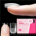 Beetles Tipex Apex Nail Tips - Short Square, 512pcs, 16 Sizes