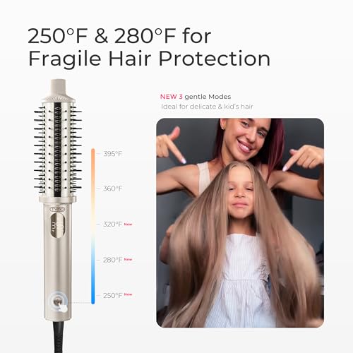 TYMO Stylux Pro 1.5" Heated Round Brush - Curling & Straightening