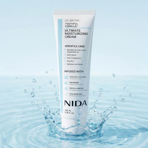 NIDA Youthful Formula Moisturizing Cream - Collagen & Hyaluronic Acid