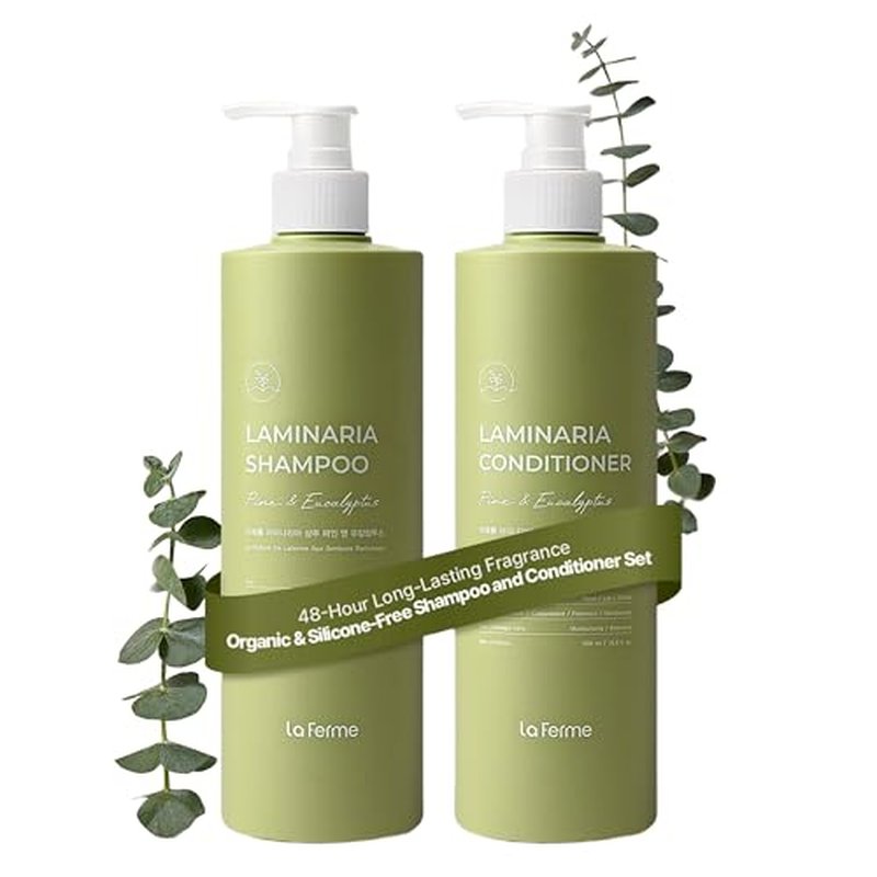 Laferme Thickening Shampoo & Conditioner for Damaged Hair - 16.9 Fl Oz