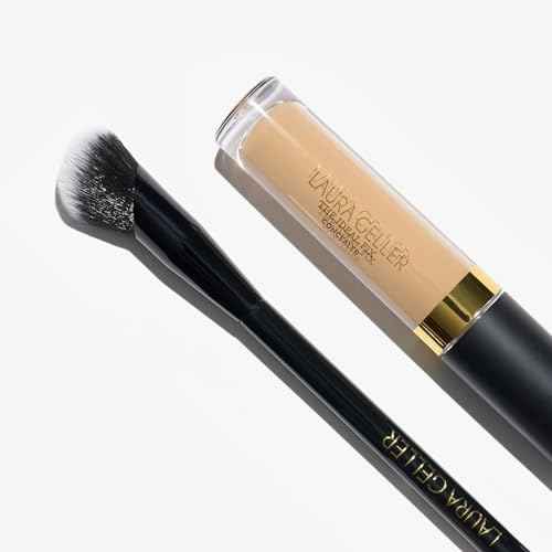 LAURA GELLER NEW YORK The Under Cover Kit: Ideal Fix Concealer + Precision Angled Concealer Brush (04 Medium)