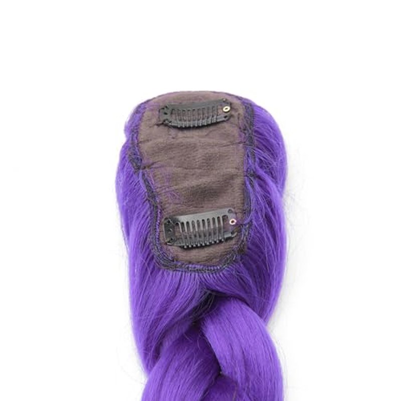 26 Inch Purple Braid Ponytail Extension for Cosplay & Halloween