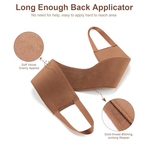 Tanning Mitt Self Tanner Mitt Kit 3 Pack Self Tanning Mitts Self Tanner Brush Tanning Glove for Self Tan Mitt Tanning Brush for Self Tan Mit Back Tanning Applicator