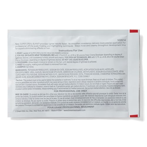 Off-the-Scalp Hair Lightening Powder 1.13 Oz - No Drip Creamy Bleach