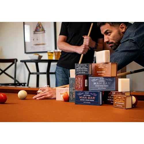 Exotic Musk & Sandalwood Man Bar Soap - Hair and Body Mini 3 Pack - 4 oz Pack of 3