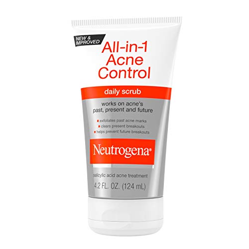 Neutrogena All-In-1 Acne Control Daily Face Scrub, 4.2 oz