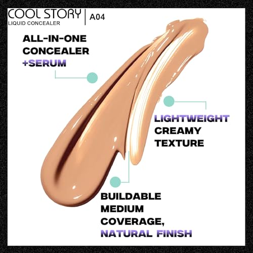 Full-Coverage Liquid Concealer | Buildable Medium Coverage 0.06oz