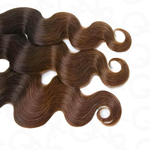 QVR Body Wave Feather Crochet Hair 18" 100% Human Hair