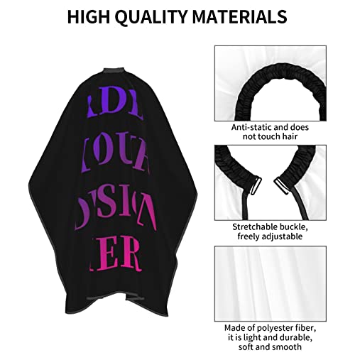 Personalized Barber Cape for Men Salon Logo Name Hair Cutting Cape with Custom Design