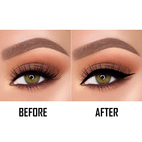 Black Liquid Eyeliner Pen Waterproof - 2 Pack