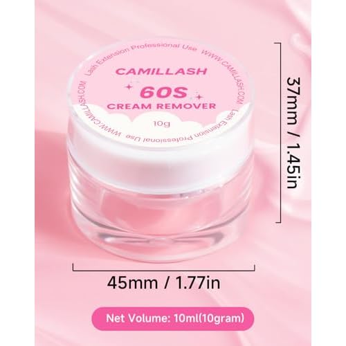 Lash Remover for Eyelash Extensions ? Professional Grade, Fast & Gentle Adhesive Glue Dissolver ? Suitable for Sensitive Eyes ? Easy & Safe Cluster Lashes Removal ? Salon & Home Use ? 10gram