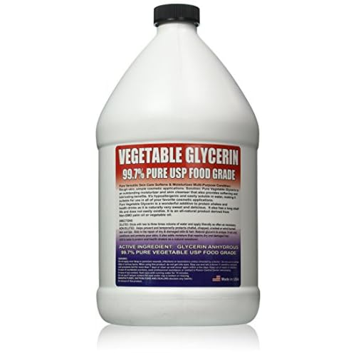 SMPLY. 99.7% Pure USP Food Grade Vegetable Glycerin for Skin, Soap, and More, 1 Gallon