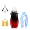 50ml Refillable Glass Roller Bottle for Essential Oils & Perfume with Gold Cap