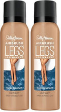 Sally Hansen Airbrush Legs Spray Makeup, Light Glow (Pack of 2)