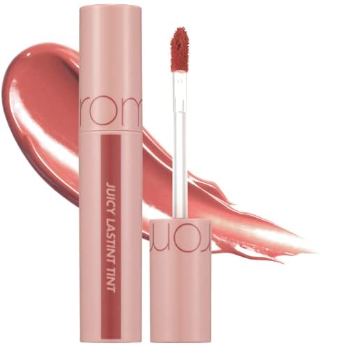 rom&nd Juicy Lasting Tint #23 Nucadamia - K-Beauty Nudy Red Brown Lip Stain for Pure Bare Juicy Glossy Finish | Hydrating, Long-Lasting & Fruit-Inspired Korean Lip Tint
