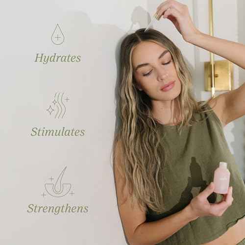 Salee- Dry Scalp Serum Nourishing & Moisturizing| Biotin, Caffeine For Thinning Hair, Reduce Shedding, Hydrate, Stimulate+ Hyaluronic Acid