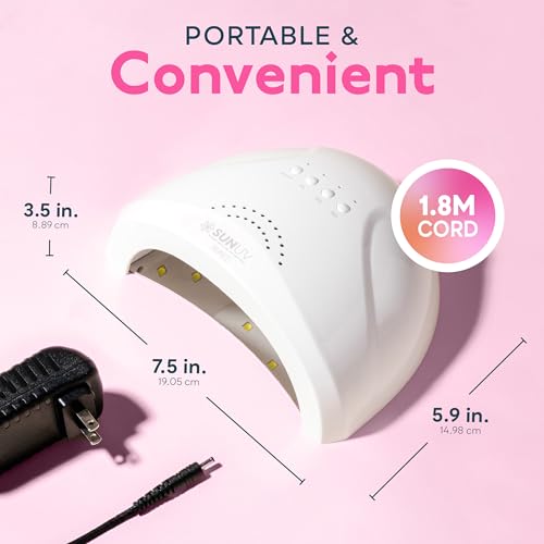 SUNUV UV LED Nail Lamp - Fast Gel Polish Dryer with Auto Sensor