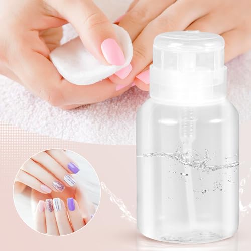 Acetone-Safe Nail Polish Remover Pump Dispenser, 200ml - 2 Pack