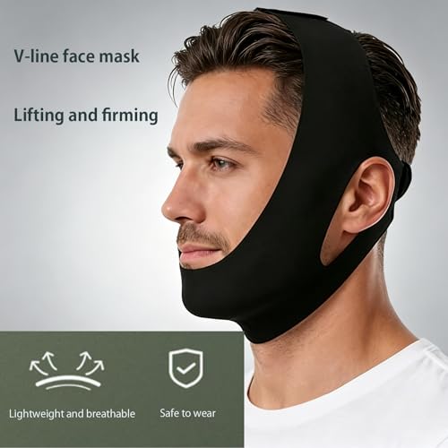 Collagen Jawline Strap for Men - Face Sculpt Wrap