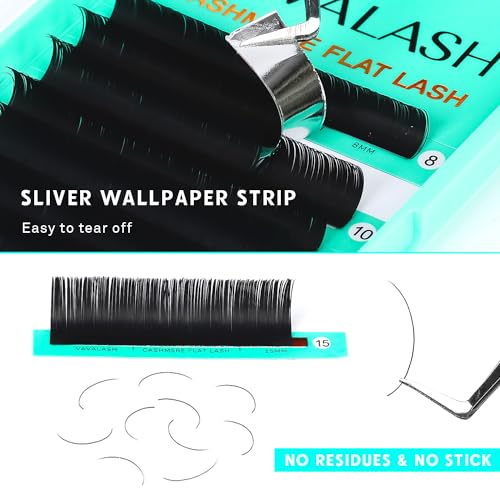 VAVALASH Cashmere Ellipse Flat Lashes 0.15mm C Curl