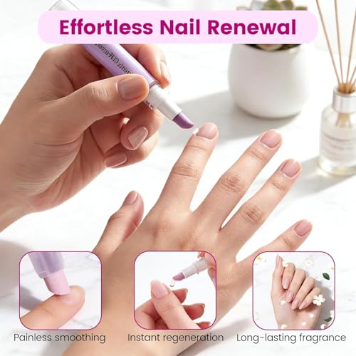 XWB 2-in-1 Cuticle Oil Pusher Pen - Hydrating Nail Care Tool