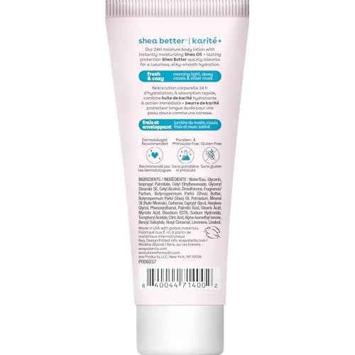 eos 24H Moisture Travel Body Lotion- Fresh & Cozy, Travel Size Essential, Toiletries, Mini Body Lotion, 2.5 fl oz