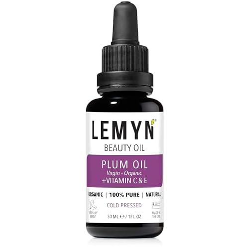 Plum Kernel Face Oil |Supercharged with Vitamin C & E | Freshly Made | Luxurious Hydration & Glow | Organic & Natural | Handcrafted Freshness from Santa Barbara, CA