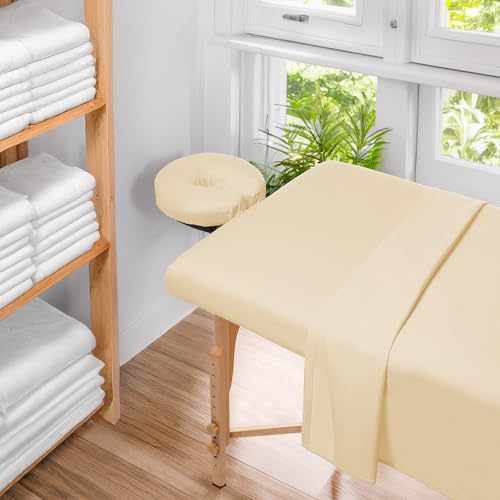 Saloniture Microfiber Massage Table Sheet Set - 3 Piece