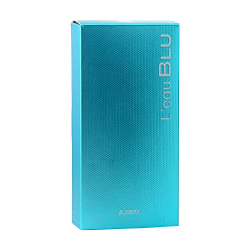 Ajmal L'Eau Blu Eau de Parfum for Men 90ml – Fresh Citrus & Aquatic Fragrance
