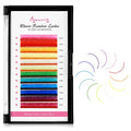 Beauty7 Colored Lash Extensions D+ Curl 15mm 12 Colors