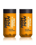 Nishman Hair Styling Powder 20g - Matte Texture & Hold (Pack of 2)