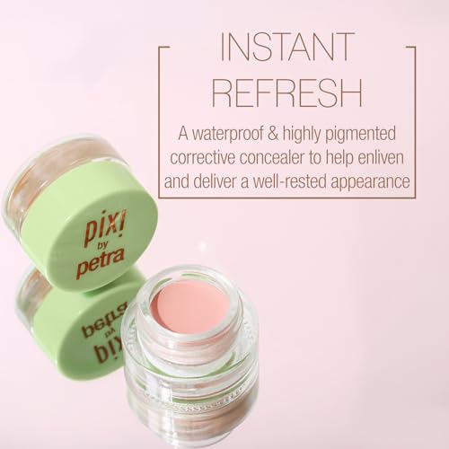 Pixi Beauty Correction Concentrate - Brightening Peach, Under Eye Colour Corrector, Illuminating Concealer, 0.1 Fl Oz