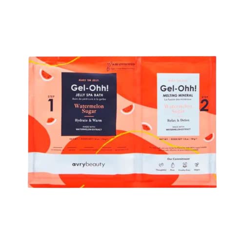 Watermelon Scented Jelly Pedicure Soak - Hydrating Foot Spa Treatment