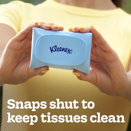 Kleenex Snap & Go Ultra Soft Facial Tissues, 4-Pack, 25 Tissues Each