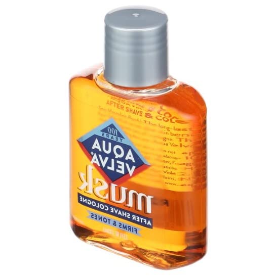 Aqua Velva Musk After Shave for Men 3.5 Fl Oz - Long Lasting Scent, Shatterproof Bottle