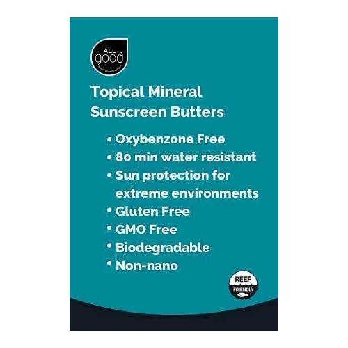 All Good Sport Mineral Sunscreen Combo Pack - SPF 50 Butter Stick, SPF 30 Lotion & Spray - Coral Reef Safe - Zinc Oxide