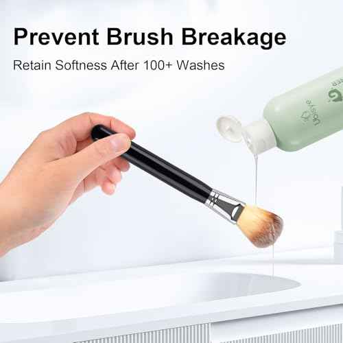 Makeup Brush Cleaner, Stocking Stuffers for Women, Teen Girls, Make Up Brush Cleaner Solution, Makeup Sponge Cleaner for Brushes, Brush Shampoo for Deep Cleaning, Cruelty Free 8.6 Fl Oz
