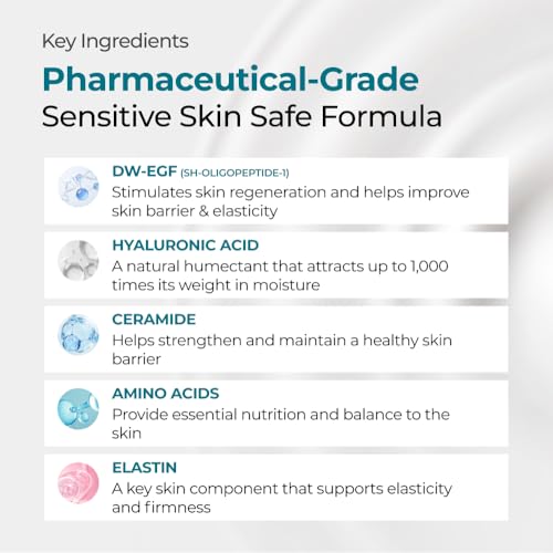 EASYDEW DW-EGF Cream Limited 2.36 oz - Anti-Aging Moisturizer with Human Epidermal Growth Factor & Hyaluronic Acid Collagen to Rejuvenate & Regenerate Cells, Softer Skin, Light weight Refreshing Cream