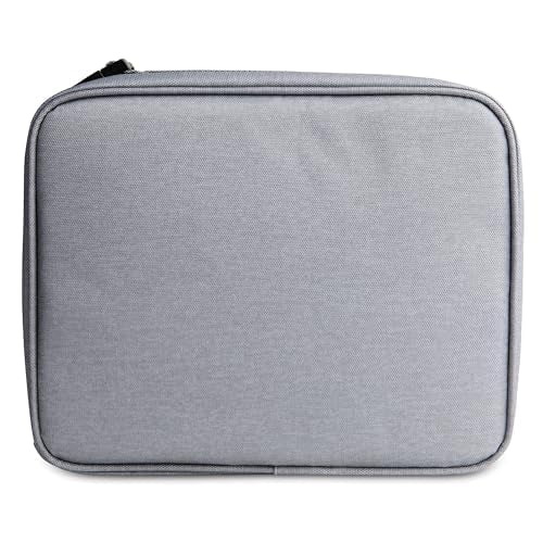 PackIt Freezable Classic Lunch Box, Gray Fog, Built with EcoFreeze® Technology, Collapsible, Reusable, Zip Closure With Front Pocket and Buckle Handle, For Work Lunches and Fresh Lunch On the Go