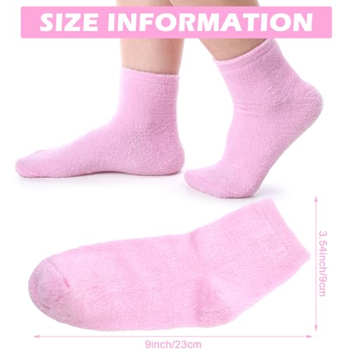 Tarpop 3 Pairs Aloe Moisturizing Gel Spa Socks for Dry Cracked Feet