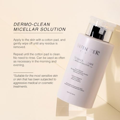 Infinitek Paris Dermo-Clean Micellar Water - 250ml Makeup Remover